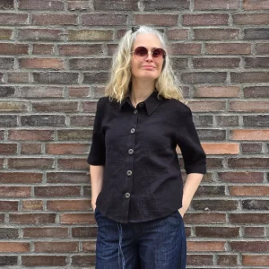 Blus Svart Muslin | Rino