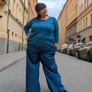 Byxor City Jeansblå | Rino