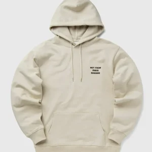 Drôle de Monsieur Not From Paris Hoodie Beige Herr