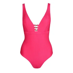 Marie Jo Swim Emly Plunge Swimsuit Wireless Dragon Fruit