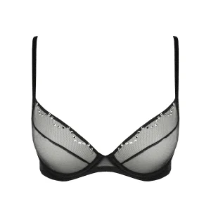 Sarda Chaika Plunge Bra Black