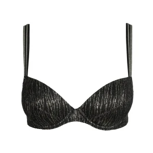 Sarda Tabei Padded Plunge Bra Black