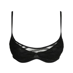 Sarda Milhon Push Up Bra Removable Pads Black