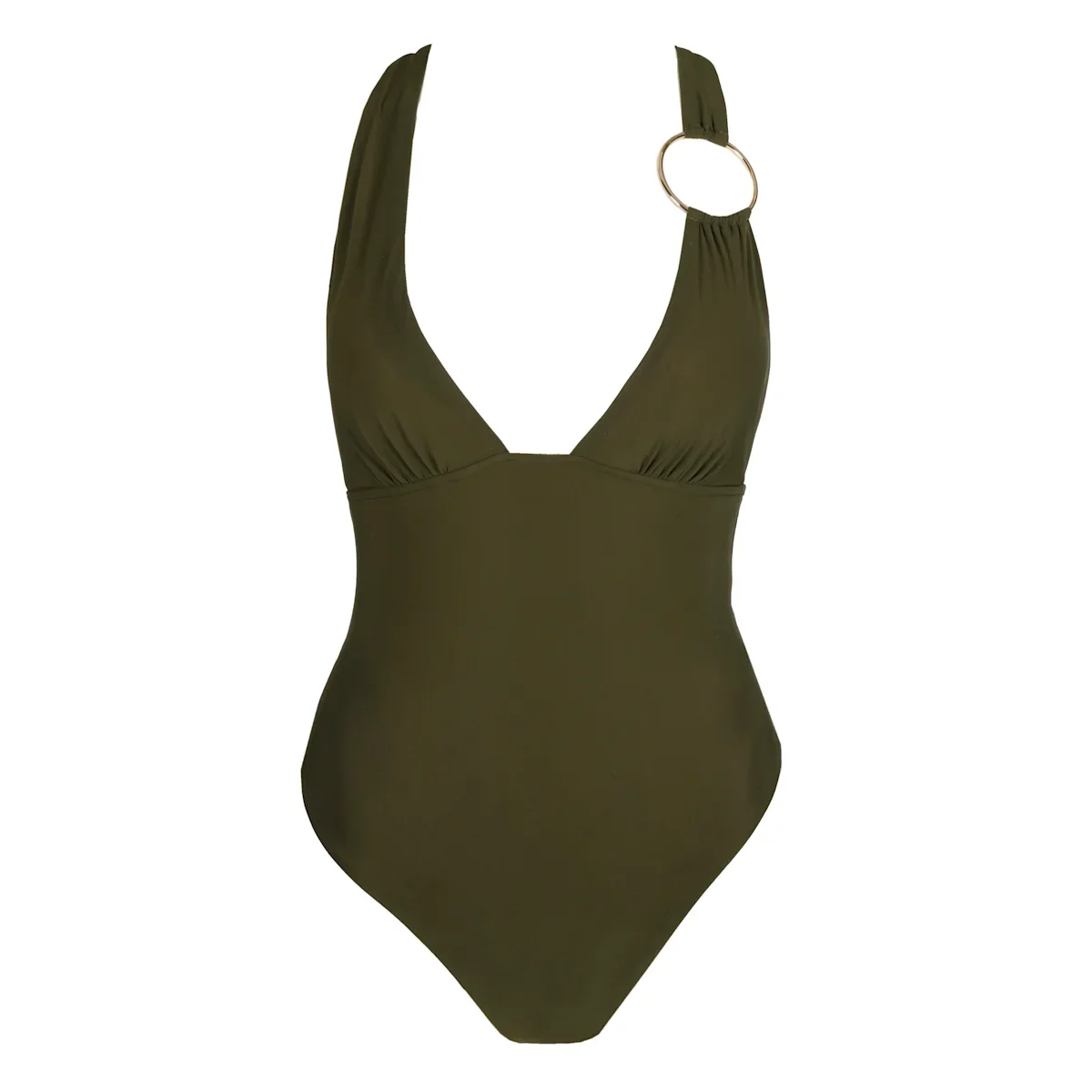 Sarda Swim Lita Padded Triangle Swimsuit Olive Green