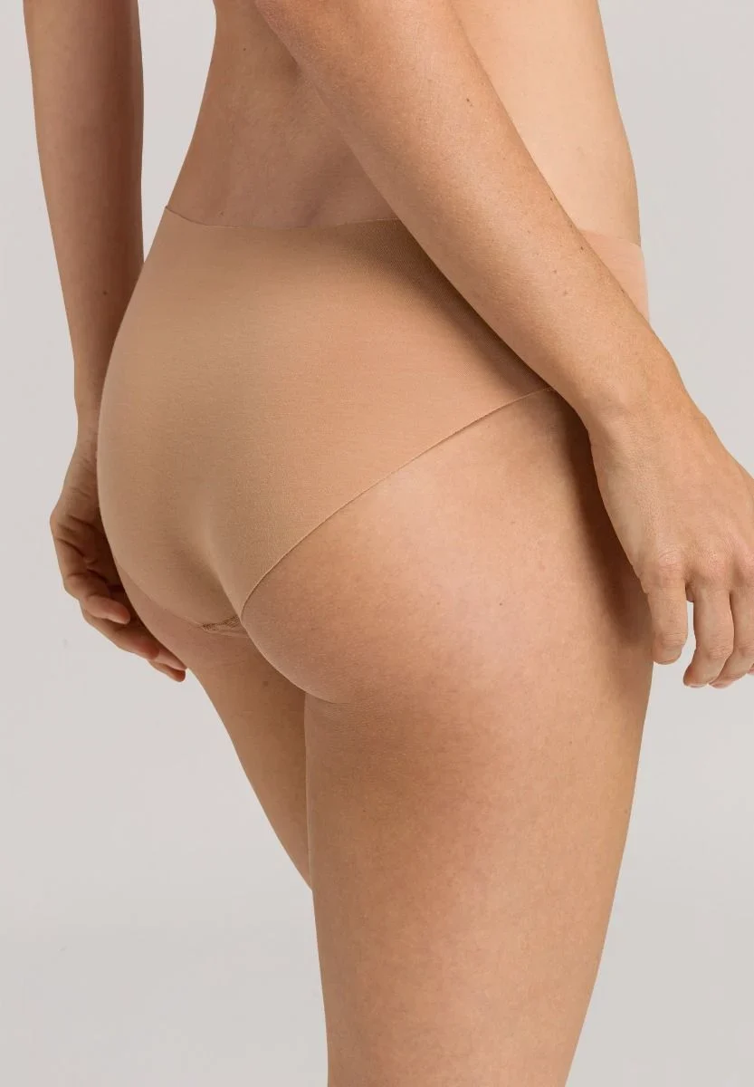 Hanro Invisible Cotton High Cut Brief Beige - Bild 3