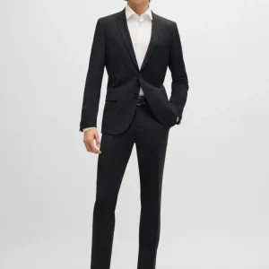 HUGO Slim Fit Kostym Svart Herr