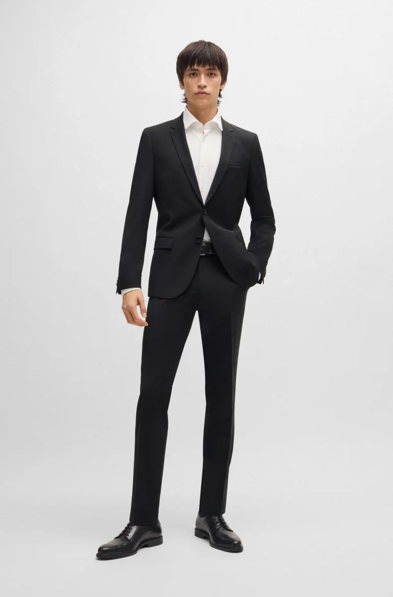 HUGO Slim Fit Kostym Svart Herr - Bild 2