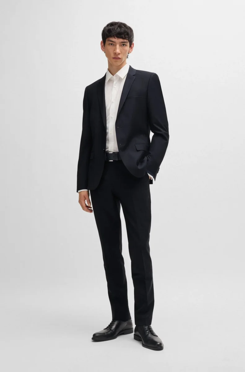 HUGO Slim Fit Kostym Svart Herr - Bild 9