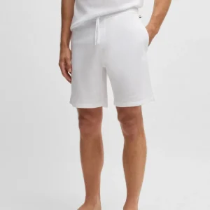 BOSS Waffle Shorts Vit Herr