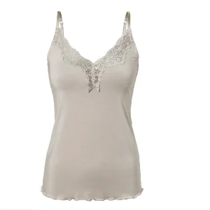 Pearl Design Stockholm Elegance Spaghetti Top beachstone