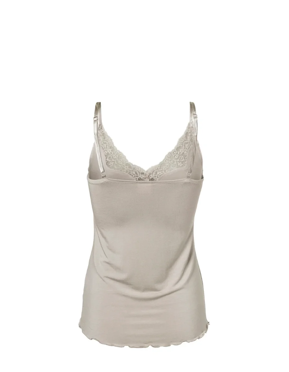Pearl Design Stockholm Elegance Spaghetti Top beachstone - Bild 3