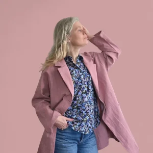 Kavaj Oversized Rosa | Rino