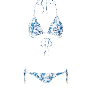 Melissa Odabash Key west bikini Blue leaf