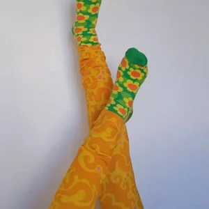 Leggings Virvel Gul | Rino