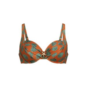 Rosa Faia Swim Hermine Bikini Top Rust