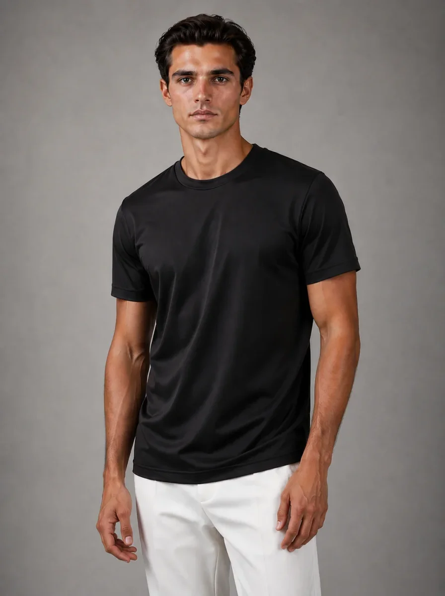 Mandro Signature Glossy T-shirt Svart - Bild 2