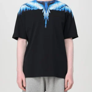 Marcelo Burlon Iconic Wings T-shirt Svart/Blå Herr