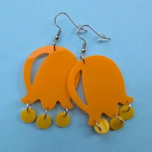 Örhängen Tulpan Orange | Rino