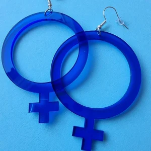 Örhängen Feminist Blå | Rino