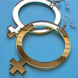 Örhängen Feminist Guld | Rino