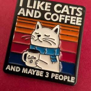 Pin I like Cats and coffee and...