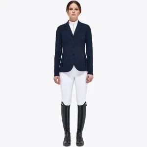 Cavalleria Toscana R-EVO Light Tech Knit Tävlingskavaj med dragkedja Navy
