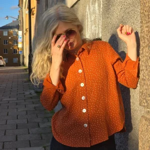 Skjorta Dam Muslin Rost | Rino