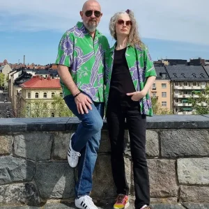 Stormönstrad skjorta herr | Rino