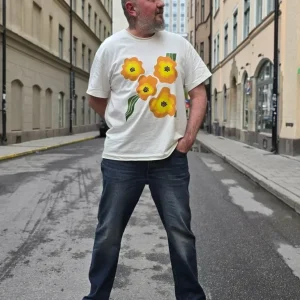 T-shirt casual Papaya | Rino