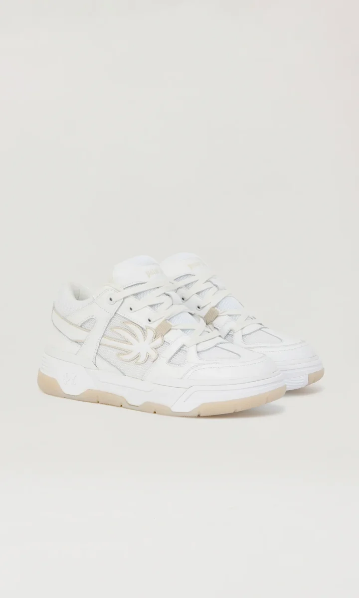 Palm Angels Palm Court Sneaker Herr Vit - Bild 3